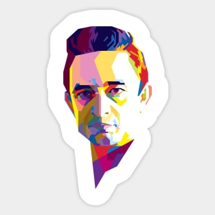 Johnny Cash Sticker